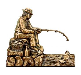 Ref 1948 Bronze Angler