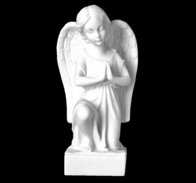 Ref 7355 Synthetic Marble Angel Praying