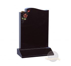 BL113 Jet Black Headstone