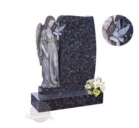 BL12 Blue Pearl Headstone