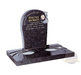 BL205 Butterfly Blue Headstone