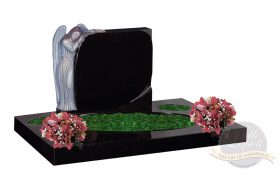 BL210 Jet Black Headstone