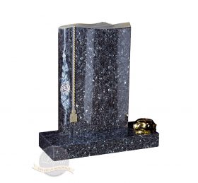 BL61 Blue Pearl Headstone