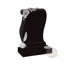 BL63 Jet Black Headstone