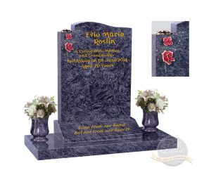 BL78 Silk Blue Headstone